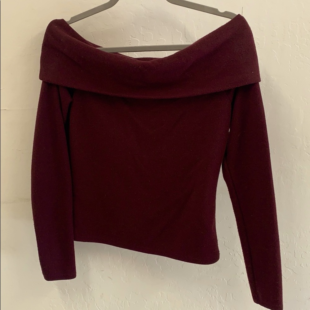 Off the shoulder sweater